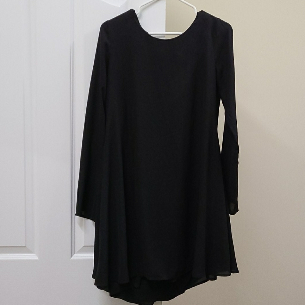 Leith Black Swing Mini Dress